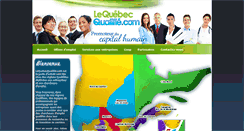 Desktop Screenshot of lequebecqualifie.com