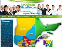 Tablet Screenshot of lequebecqualifie.com